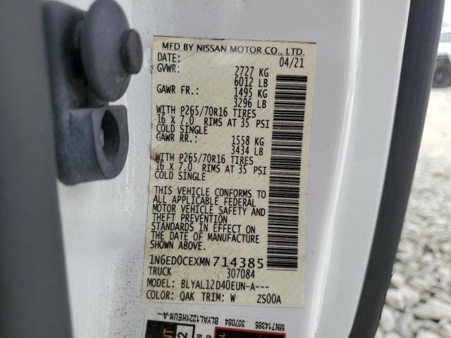 2021 NISSAN FRONTIER S - 1N6ED0CEXMN714385