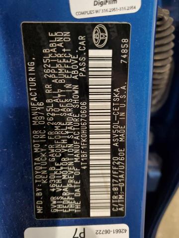 2017 TOYOTA CAMRY LE - 4T1BF1FK0HU670606