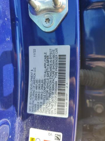 1HGCV3F28NA044484 Honda Accord HYB 12