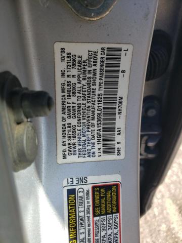 2009 Honda Civic Vp VIN: 1HGFA15369L011825 Lot: 45219864