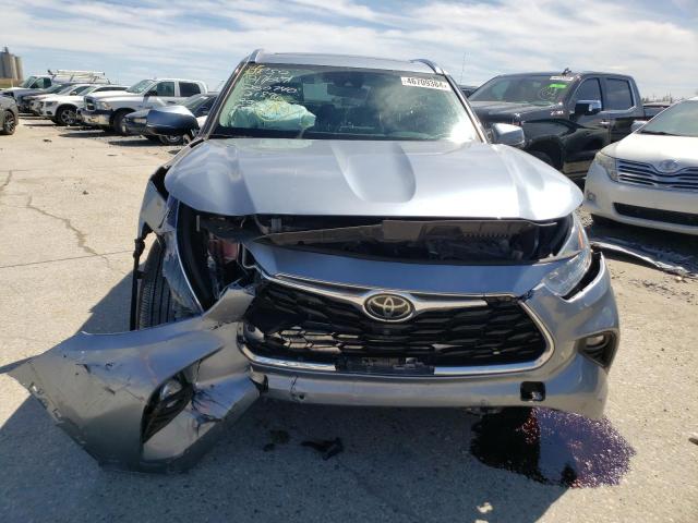 VIN 5TDFZRBH2MS121896 2021 Toyota Highlander, Platinum no.5