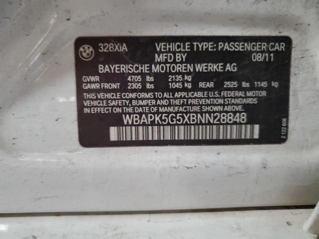 Lot #2485369722 2011 BMW 328 XI SUL salvage car