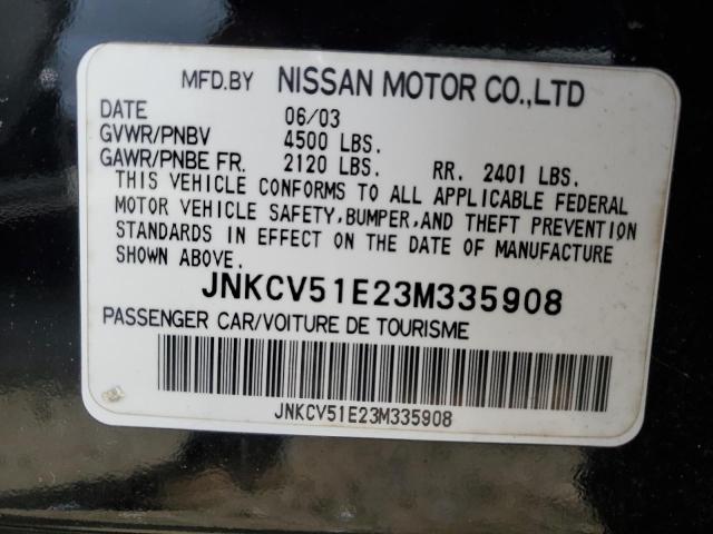 JNKCV51E23M335908 2003 Infiniti G35