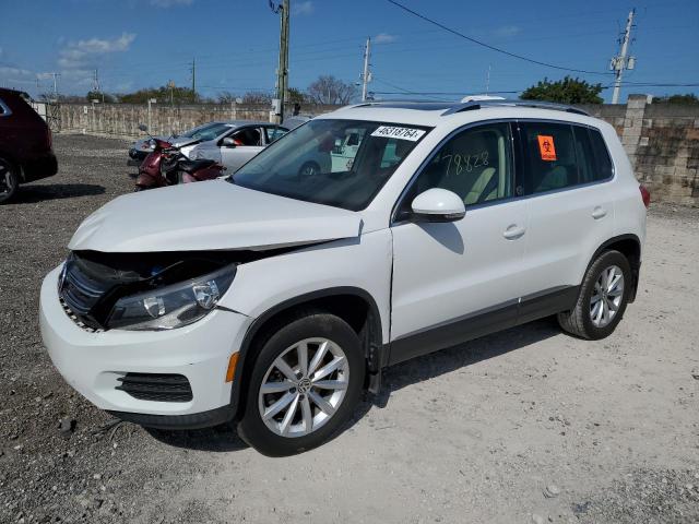 Lot #2475821129 2017 VOLKSWAGEN TIGUAN WOL salvage car