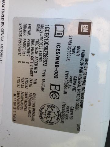 2008 Chevrolet Silverado K1500 VIN: 1GCEK19C58Z286373 Lot: 47873034