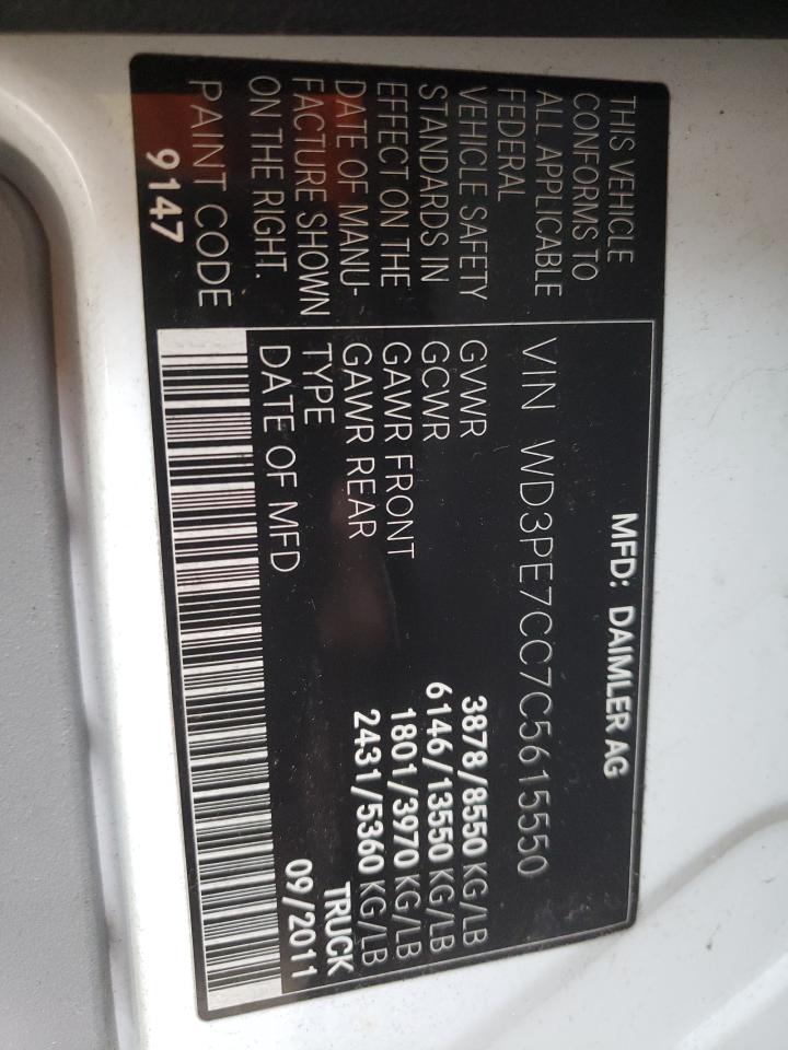 WD3PE7CC7C5615550 2012 Mercedes-Benz Sprinter 2500