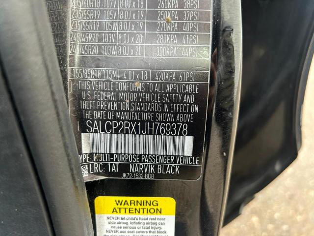 Lot #2404712393 2018 LAND ROVER DISCOVERY salvage car