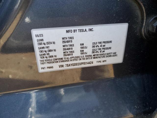 2023 TESLA MODEL Y - 7SAYGDEEXPF814424