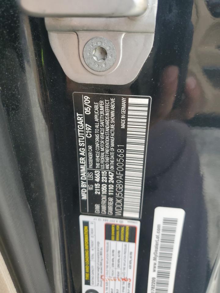 WDDKJ5GB9AF005681 2010 Mercedes-Benz E 350