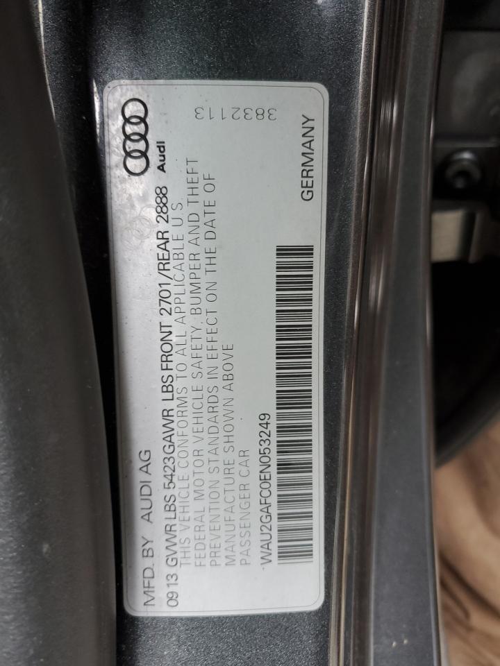 wau2gafc0en053249 WAU2GAFC0EN053249 2014 Audi A7 Prestige