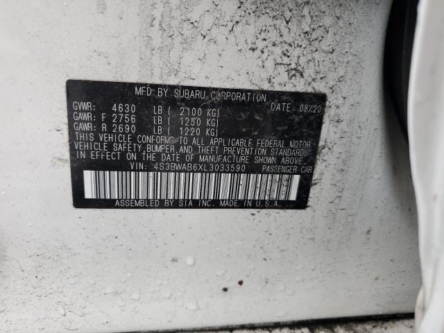 4S3BWAB6XL3033590 Subaru Legacy  12