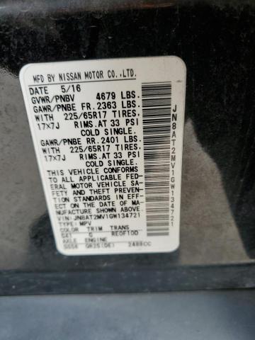 2016 Nissan Rogue S VIN: JN8AT2MV1GW134721 Lot: 46590984