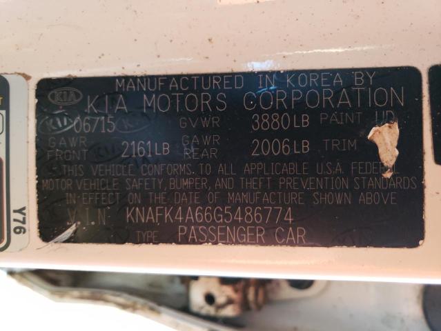 2016 KIA FORTE LX - KNAFK4A66G5486774