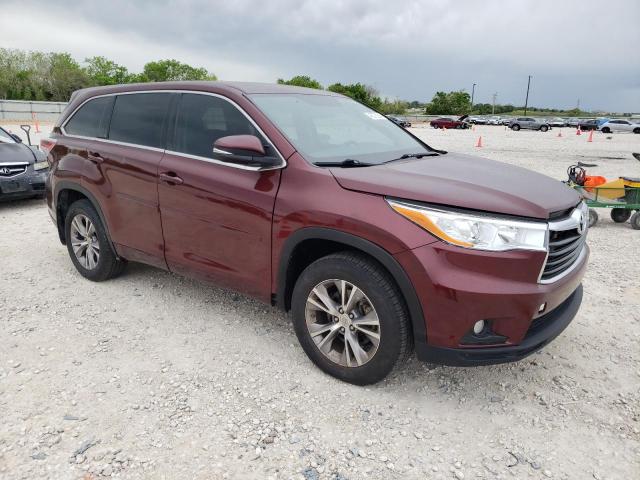 VIN 5TDZKRFH9ES015216 2014 Toyota Highlander, LE no.4