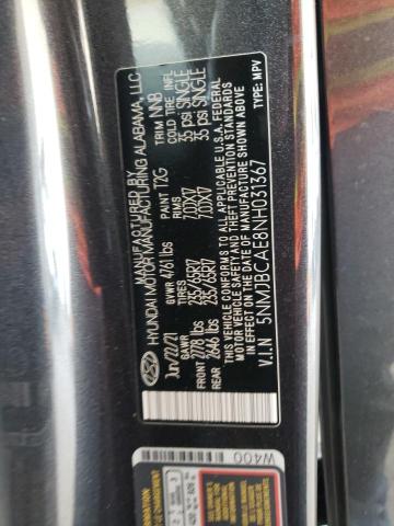 2022 Hyundai Tucson Sel VIN: 5NMJBCAE8NH031367 Lot: 46889824