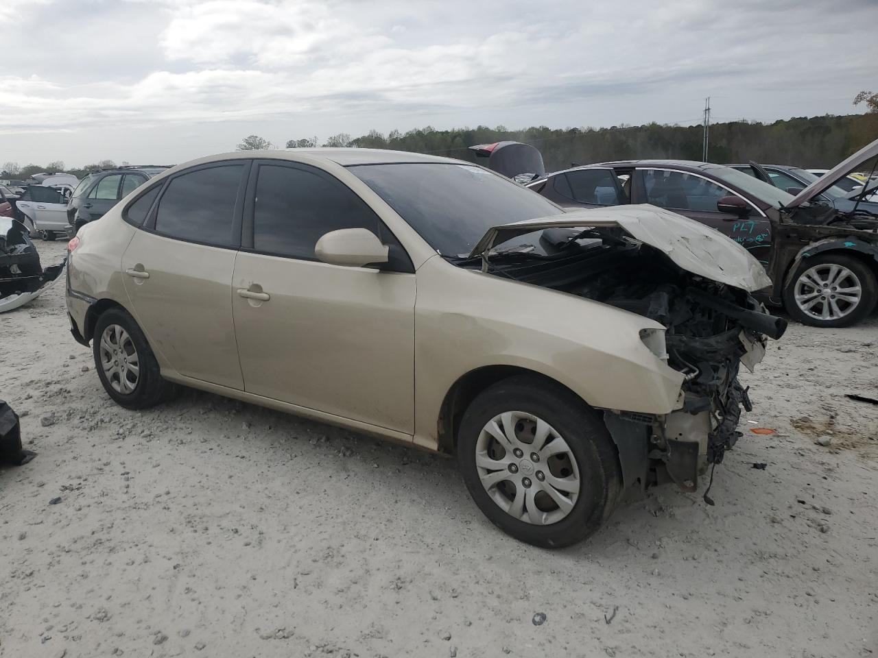 KMHDU4AD2AU878484 2010 Hyundai Elantra Blue