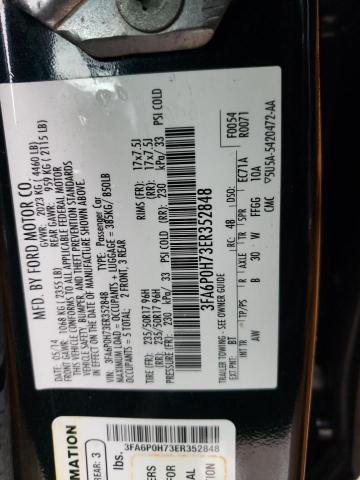 VIN 3FA6P0H73ER352848 2014 Ford Fusion, SE no.12