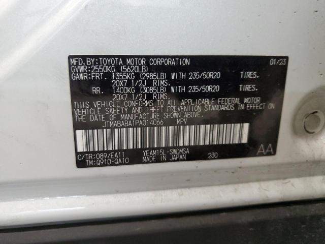 2023 SUBARU SOLTERRA P JTMABABA1PA014066