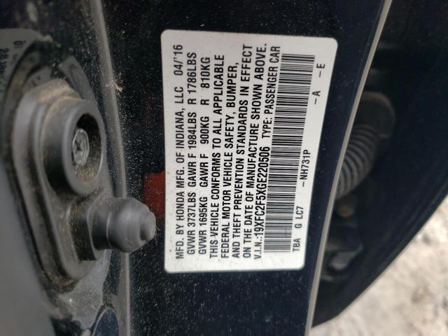 2016 HONDA CIVIC LX - 19XFC2F5XGE220506