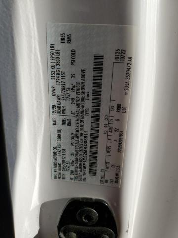 2021 FORD F150 1FTMF1E52MKD08811