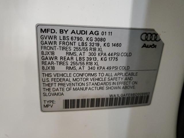 2011 Audi Q7 Premium Plus VIN: WA1LGAFE9BD006953 Lot: 48261894