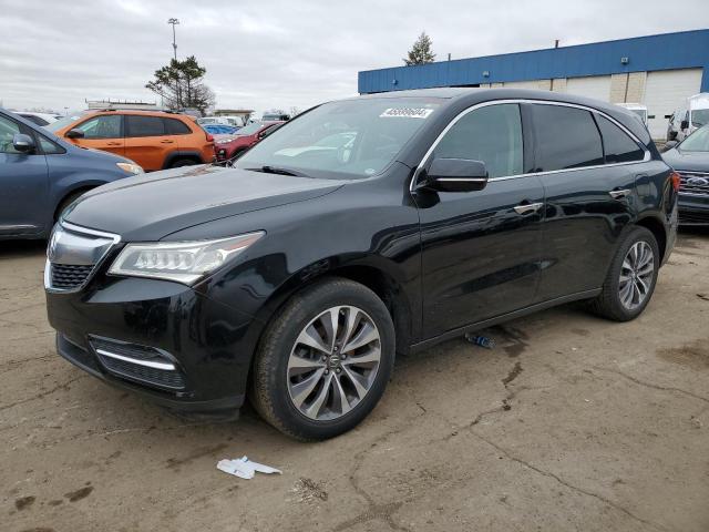 Lot #2503548838 2016 ACURA MDX TECHNO salvage car