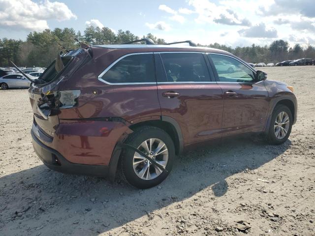 VIN 5TDJKRFH6FS206221 2015 Toyota Highlander, Xle no.3