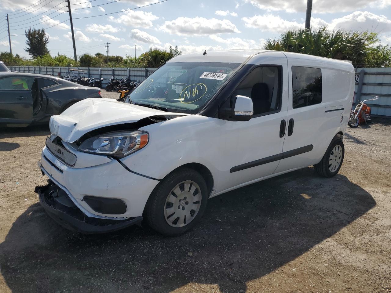 2019 Ram Promaster City Slt vin: ZFBHRFBB9K6M31157