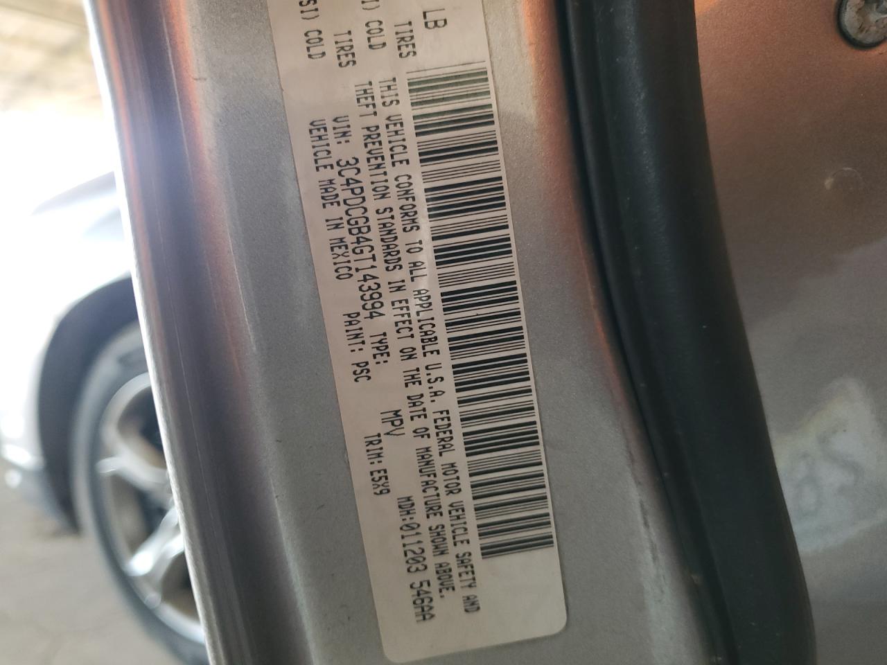 3C4PDCGB4GT143994 2016 Dodge Journey Crossroad