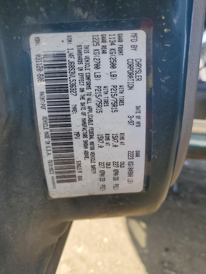 1J4FJ68S3VL536327 1997 Jeep Cherokee Sport