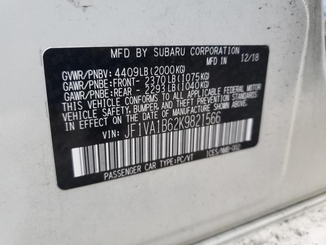 2019 Subaru WRX - Image 12