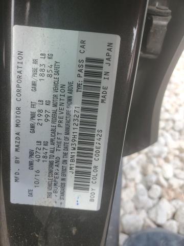 2017 MAZDA 3 HATCHBAC - JM1BN1W39H1123271