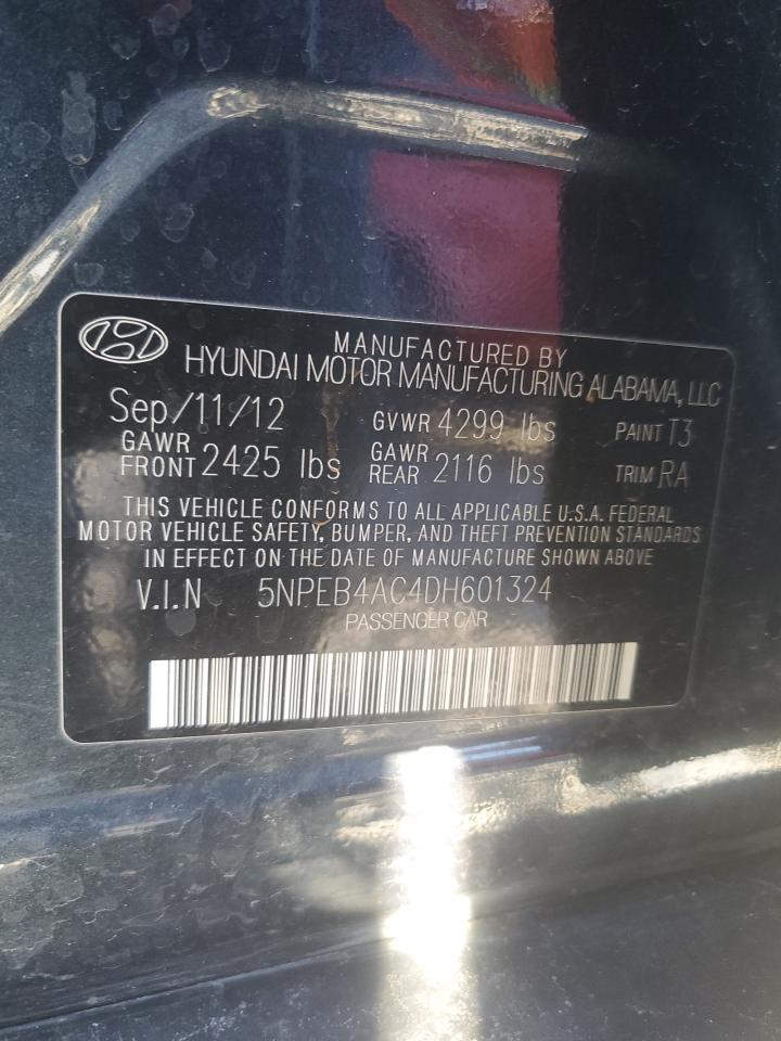 5NPEB4AC4DH601324 2013 Hyundai Sonata Gls