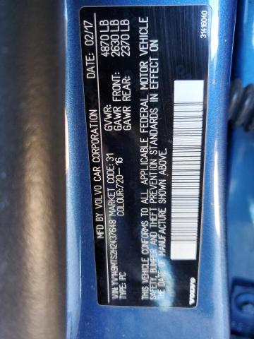 2017 VOLVO S60 R DESI - YV149MTS2H2437648