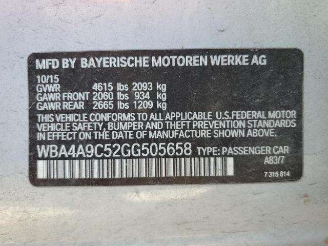 VIN WBA4A9C52GG505658 2016 BMW 4 Series, 428 I Gran... no.12