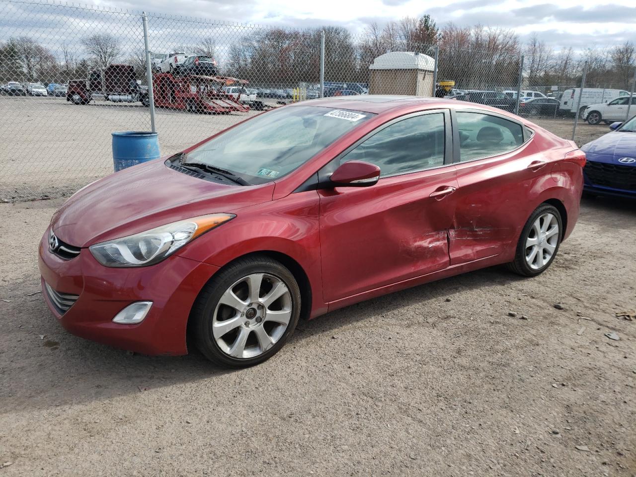 5NPDH4AEXDH453465 2013 Hyundai Elantra Gls