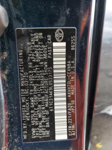 2020 Toyota Camry Le VIN: 4T1C31AK9LU533175 Lot: 42071644