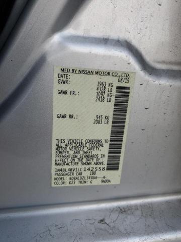 1N4BL4BV1LC142558 Nissan Altima S 12