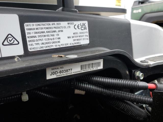 2023 YAMAHA GOLF CART J0D603877