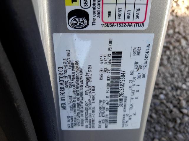 2010 Lincoln Mkz VIN: 3LNHL2GC3AR755047 Lot: 48135694