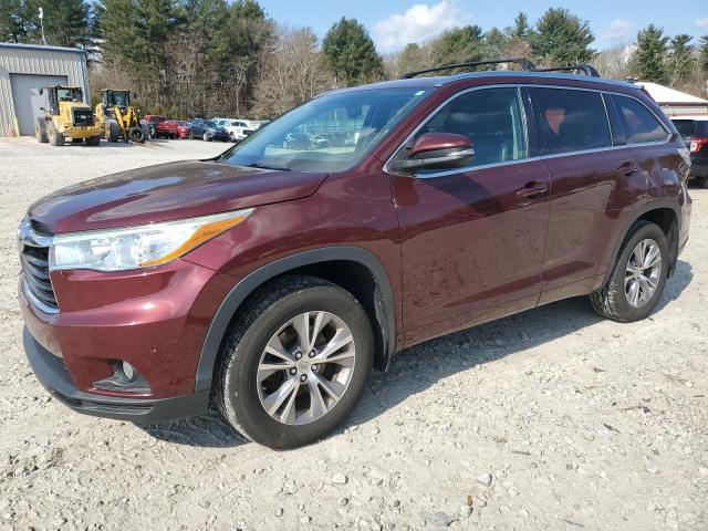 VIN 5TDJKRFH6FS206221 2015 Toyota Highlander, Xle no.1