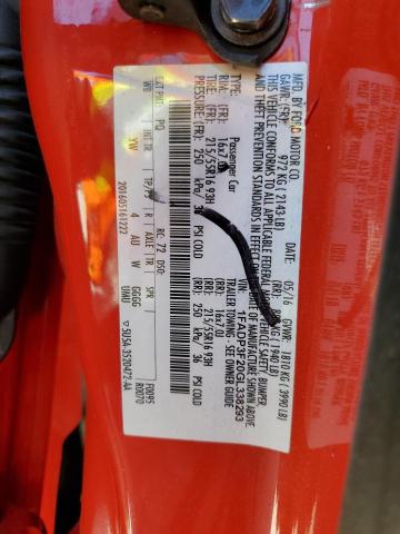 2016 Ford Focus Se VIN: 1FADP3F20GL338293 Lot: 48486374