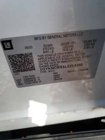 2020 CADILLAC XT5 PREMIU - 1GYKNCRS1LZ214389