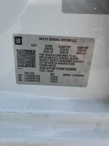 2021 Chevrolet Silverado K3500 Ltz VIN: 1GC4YUEY2MF158892 Lot: 48934894