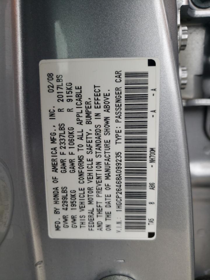 1HGCP26468A099235 2008 Honda Accord Lxp