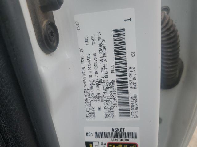 2018 TOYOTA TUNDRA DOU - 5TFUM5F19JX076554