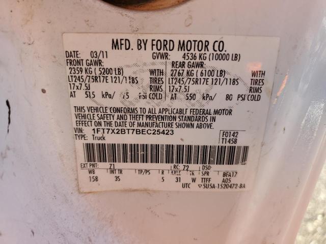 2011 Ford F250 Super Duty VIN: 1FT7X2BT7BEC25423 Lot: 48441744