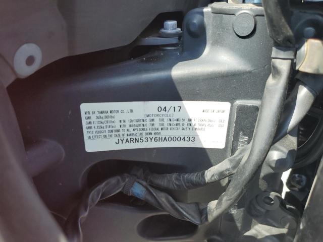 2017 YAMAHA FZ09 C JYARN53Y6HA000433