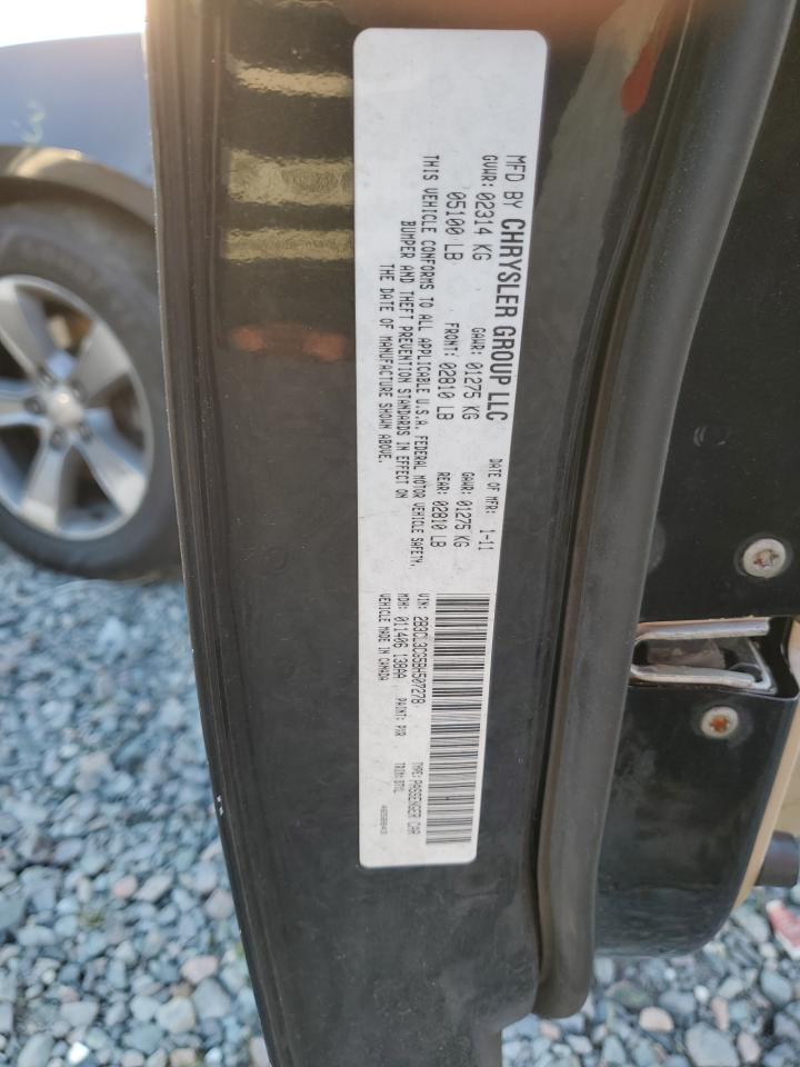 2B3CL3CG5BH507278 2011 Dodge Charger