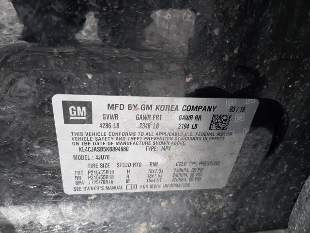 2019 BUICK ENCORE PRE - KL4CJASB5KB894660